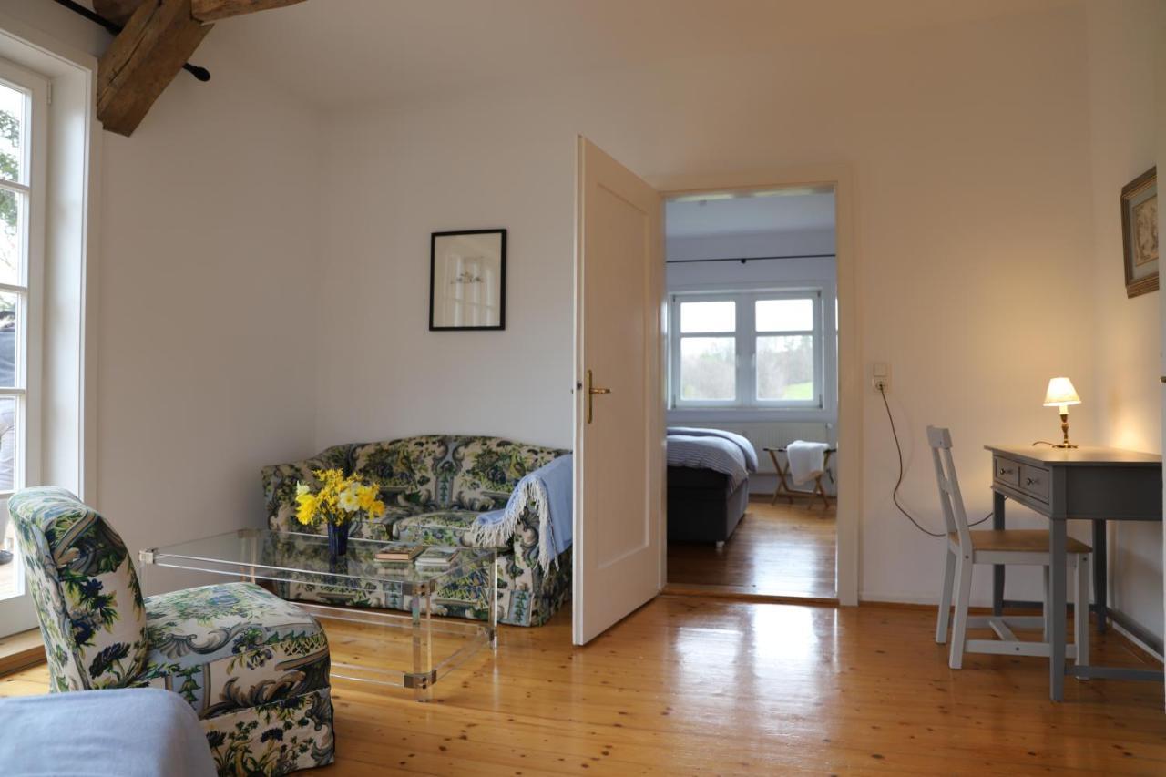 Apartmán Forsthaus In Waldhessen Bauhaus Exteriér fotografie