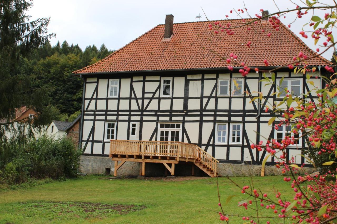 Apartmán Forsthaus In Waldhessen Bauhaus Exteriér fotografie