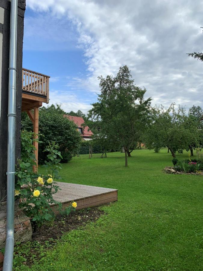 Apartmán Forsthaus In Waldhessen Bauhaus Exteriér fotografie