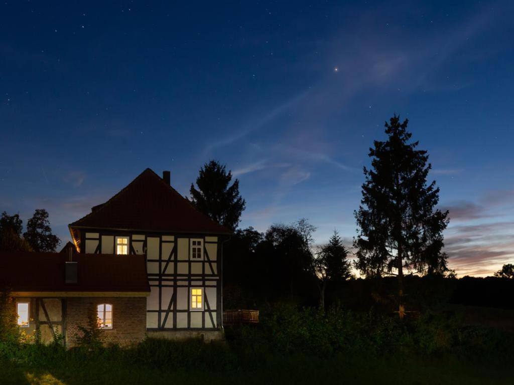 Apartmán Forsthaus In Waldhessen Bauhaus Exteriér fotografie